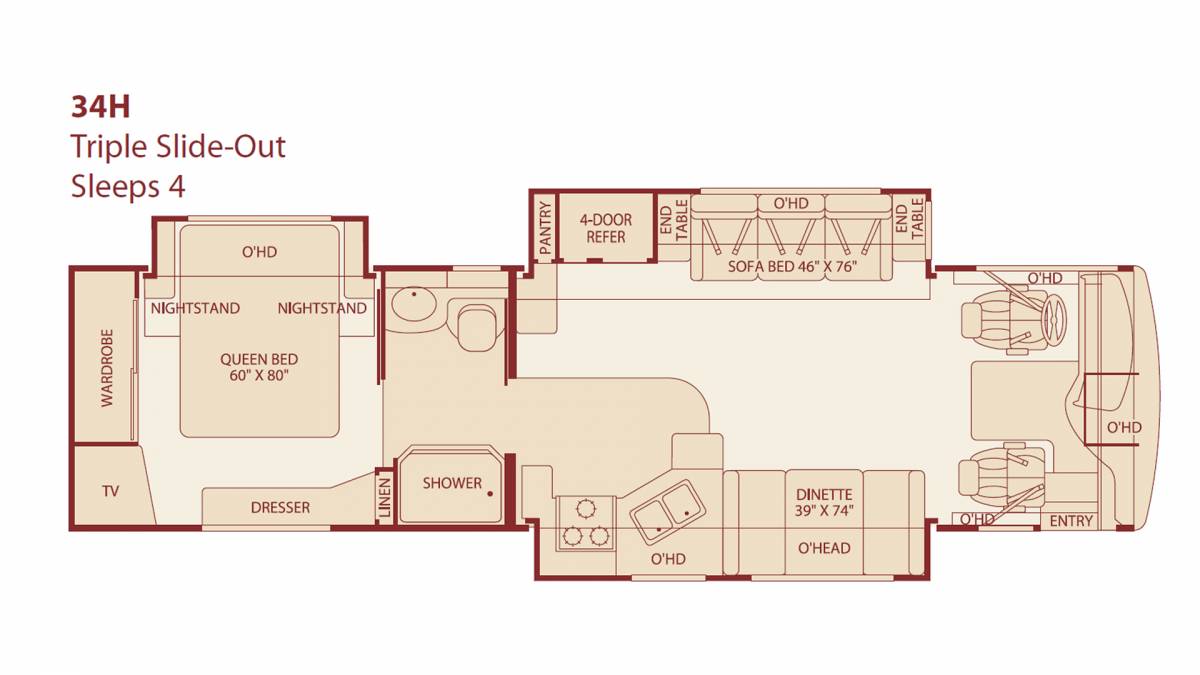 1998 Fleetwood Bounder Floor Plans Floor Matttroy