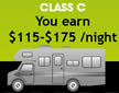Class C Rents for $150-$225 /night