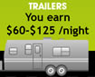 Trailers Rents for $100-$200 /night
